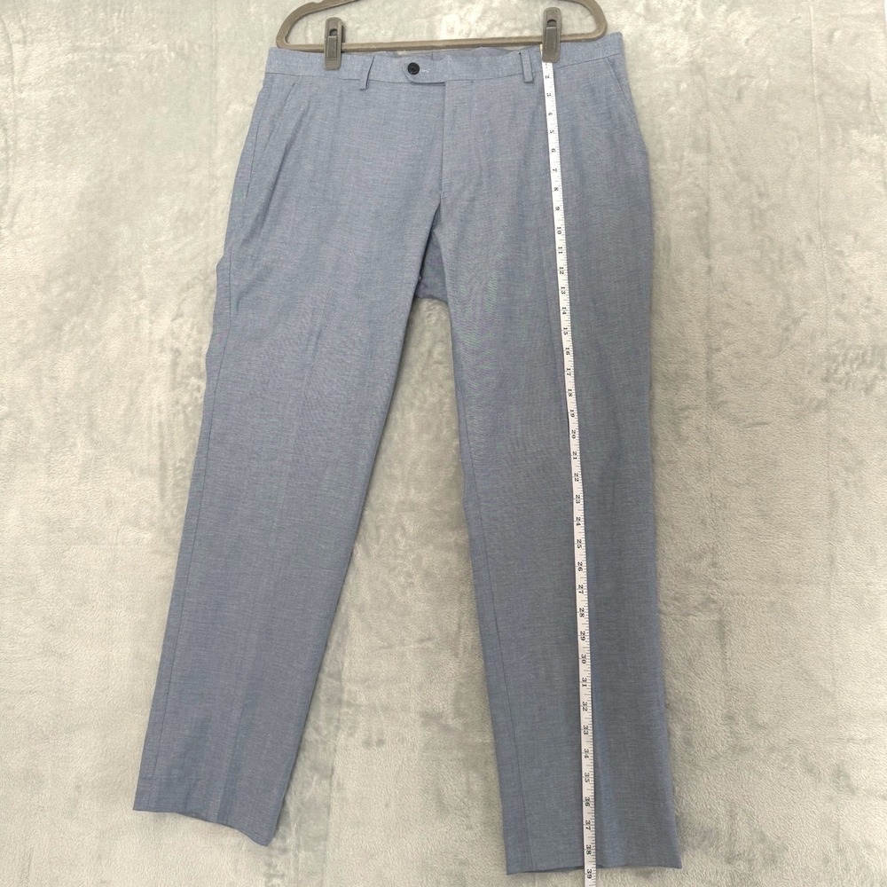 Tommy Hilfiger Men's Dress Pants Blue Size 36x30‎ Stretch Cotton Slim Fit